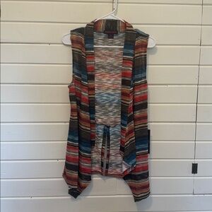 NWT - Rock&Roll Cowgirl Striped Sleeveless Vest